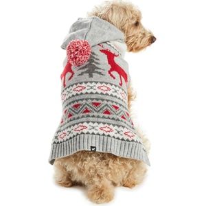 Brand New Hotel Doggy Fair Isle Sweater with Pom-pom